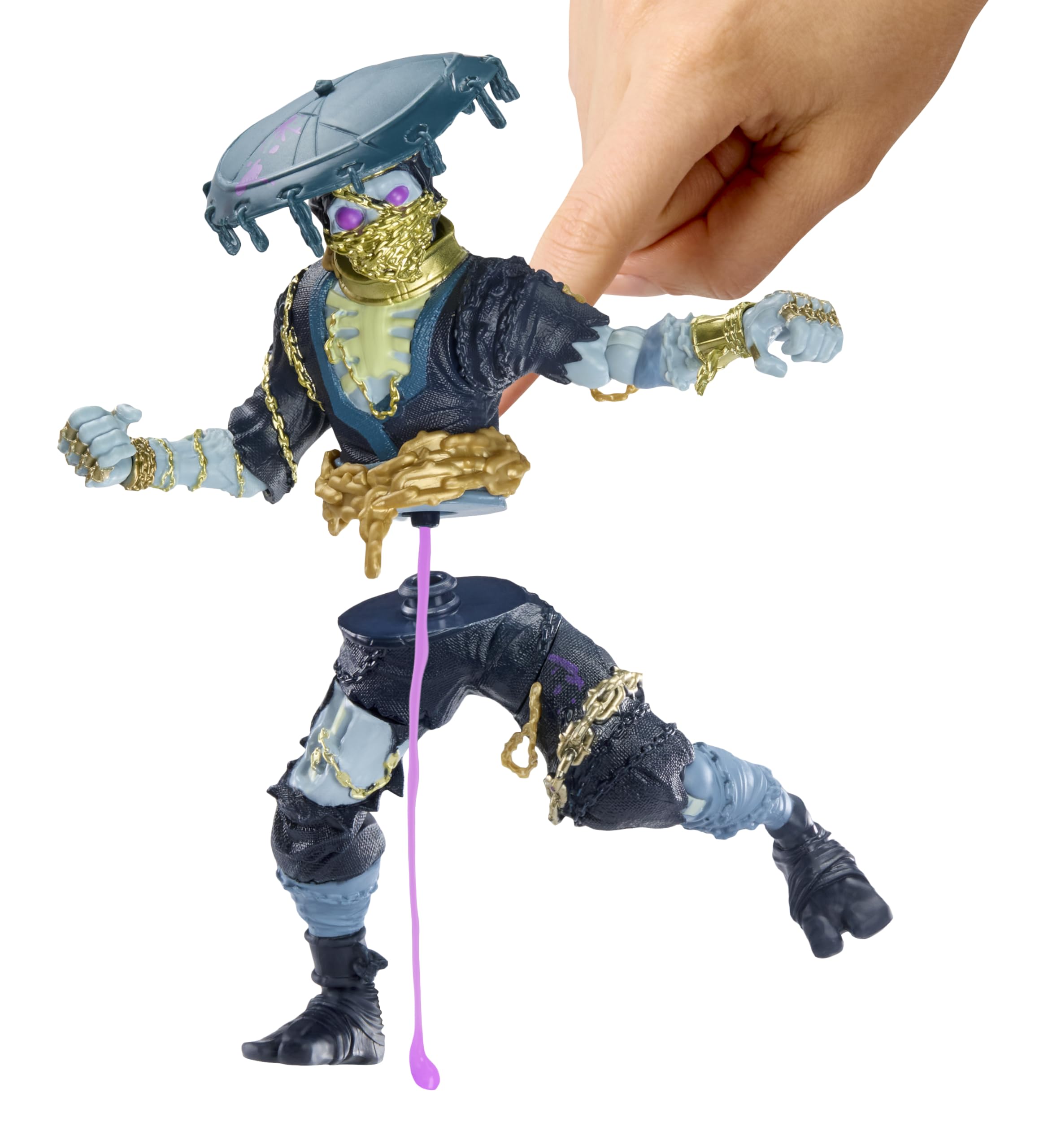 MGA Entertainment Ninjombie Action Figure - Shadow Scorpion, Boys Action Ninja Zombie Slime Monster Action Figure, Ages 6 + - Image 7