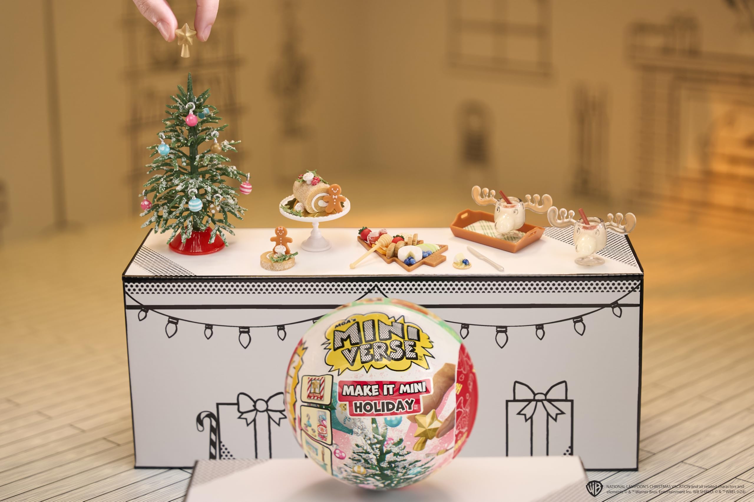 MGA's Miniverse Make It Mini Holiday Series Mini Collectibles - Seasonal, National Lampoon's Christmas Vacation Blind Packaging, DIY, Resin Play, Replica Food, NOT Edible, Collectors, 8+ - Image 7