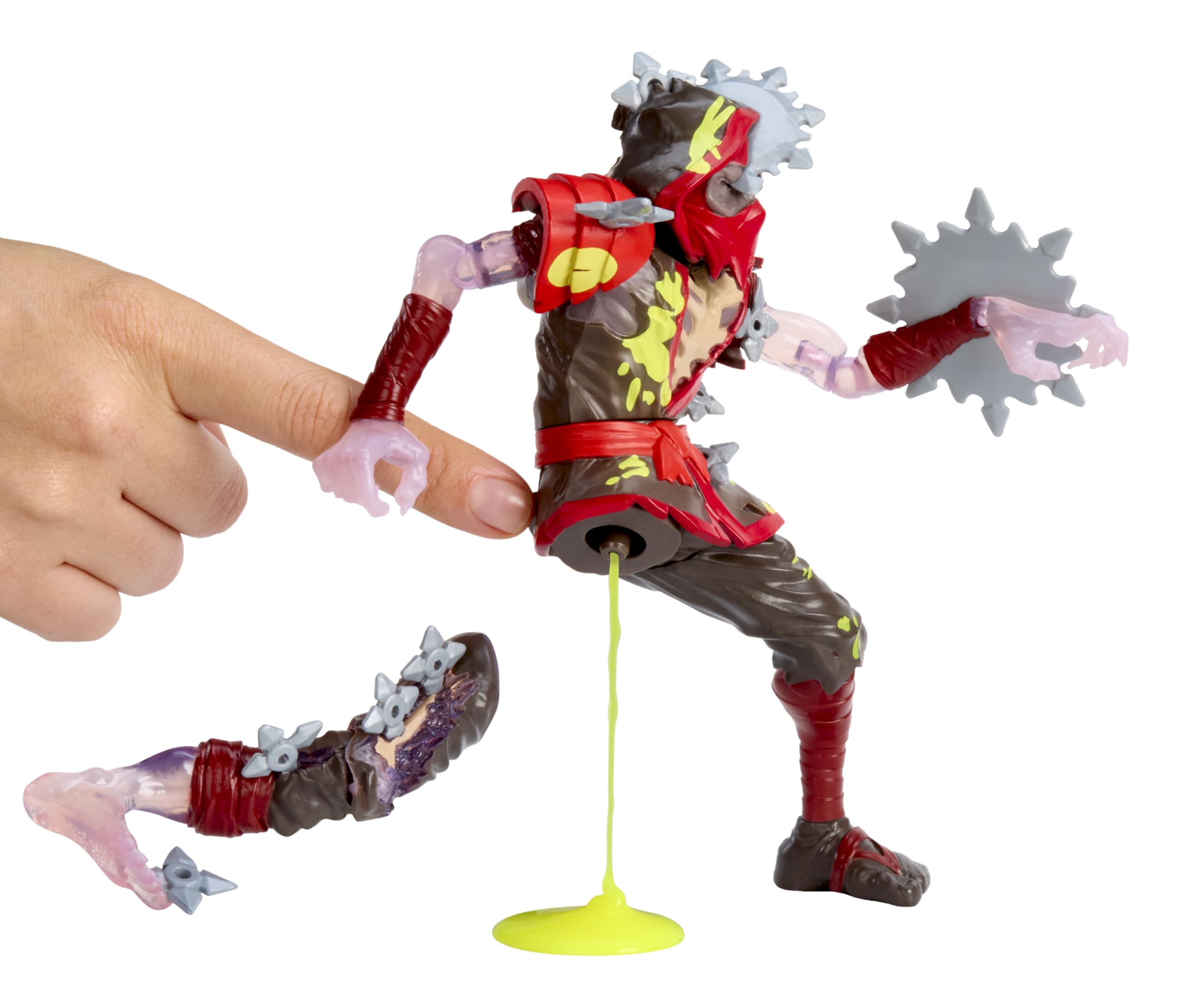 Ninjombie Action Figure - Grave Spin, Boys Action Ninja Zombie Slime Monster Action Figure, Ages 6 + - Image 4