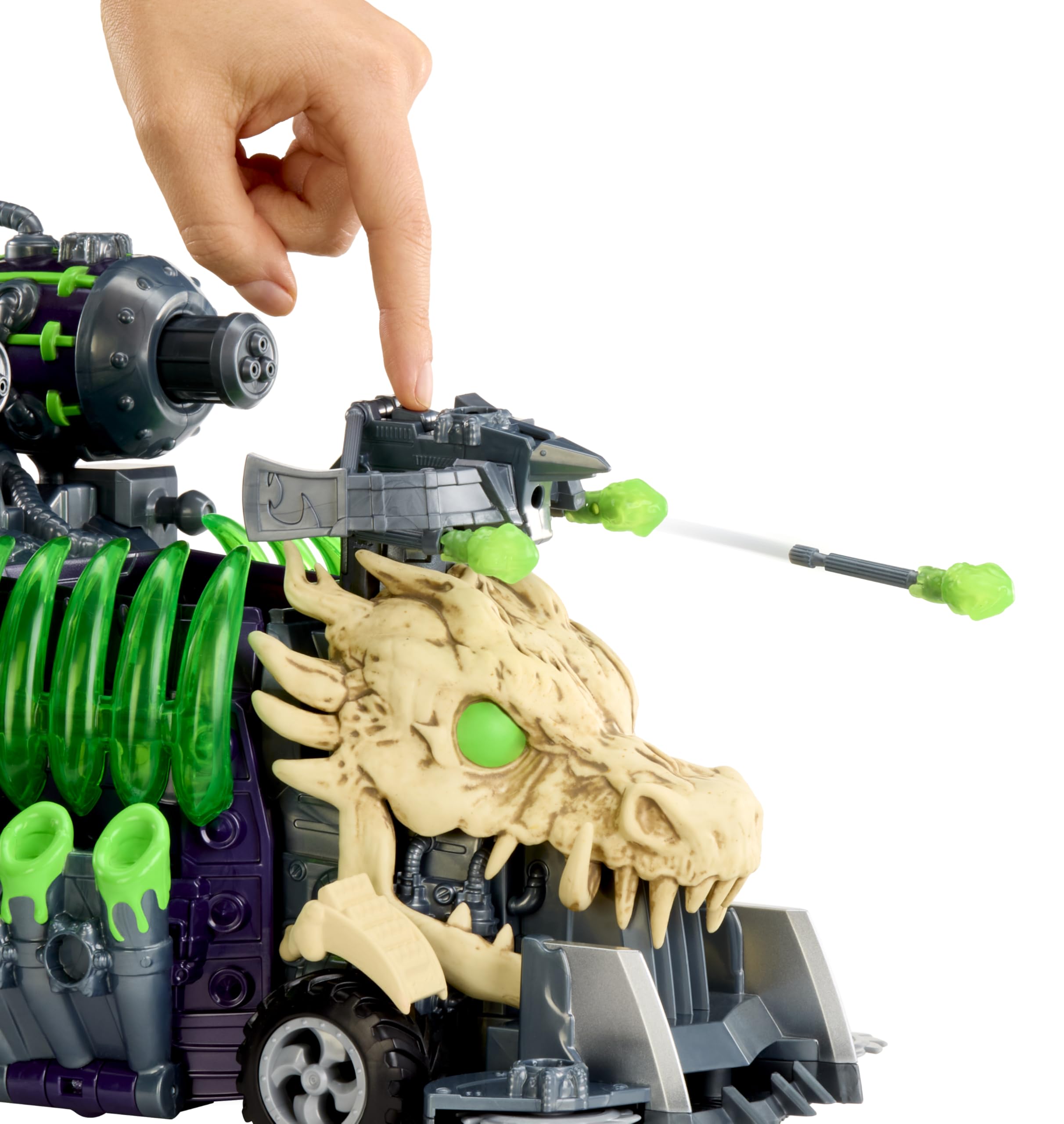 Ninjombie Prime Slime Dragon Vehicle, Boys Action Ninja Zombie Slime Action Figure Vehicle, Ages 6 + - Image 5