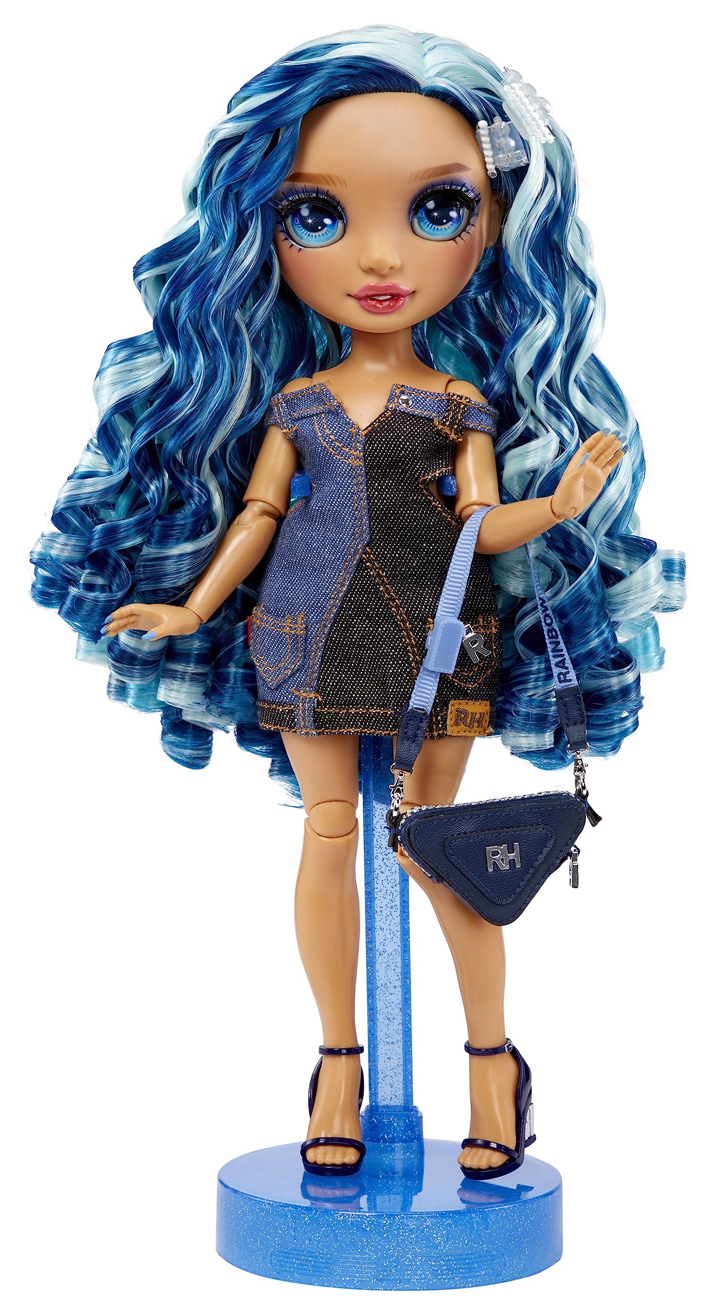 Rainbow High Fantastic Fashion Skyler Bradshaw - Blue 11” Fashion Doll and Playset with 2 Complete Doll Outfits, and Fashion Play Accessories, Great Gift for Kids 4-12 Years Old - Image 3