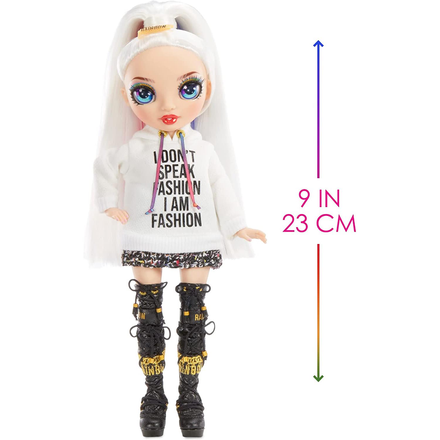 Rainbow High Jr High Series 2 Amaya Raine- 9" Rainbow Posable Fashion Doll with Designer Accessories and Open/Close Backpack. Great Toy Gift for Kids Ages 6-12 Years Old & Collectors - Image 3