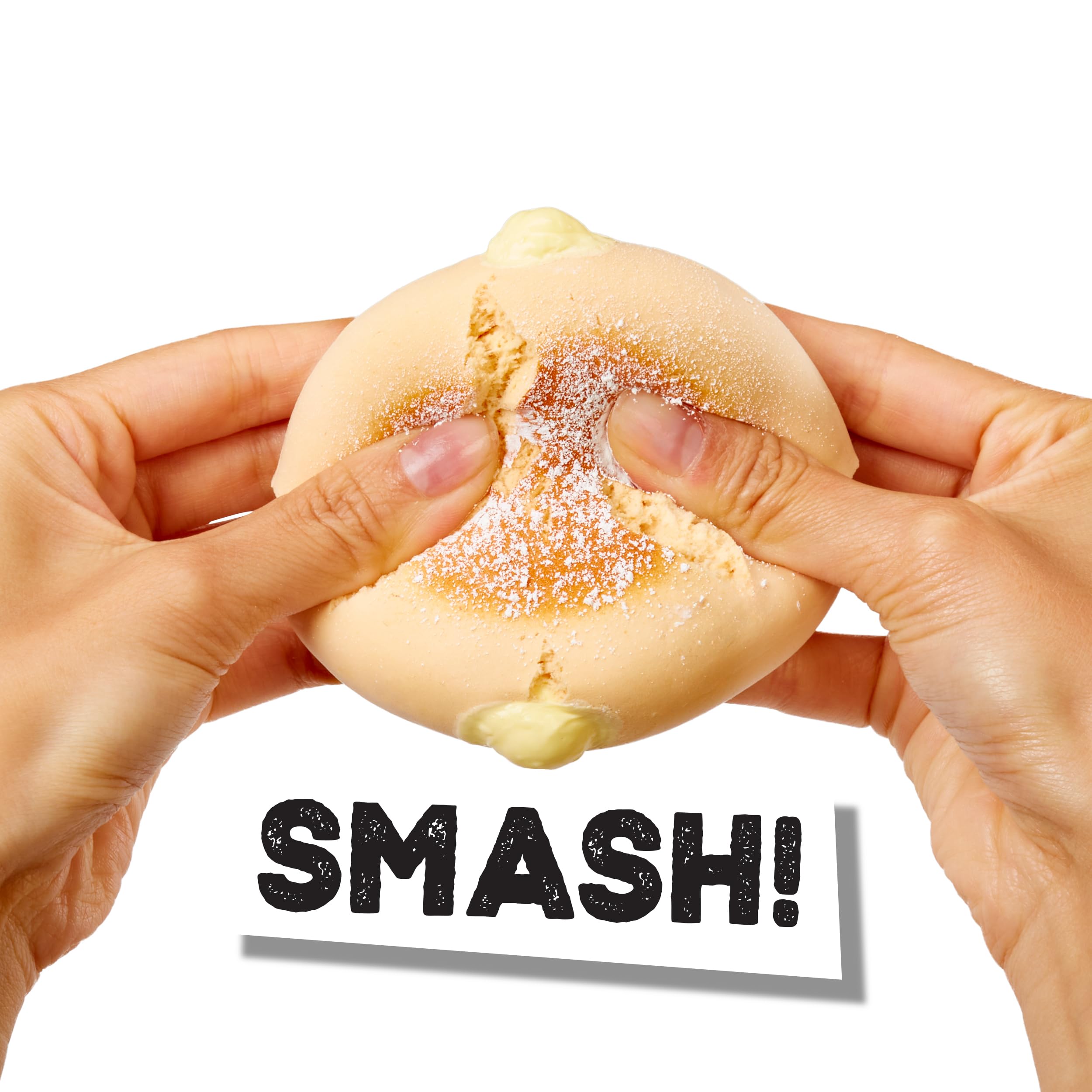 Slime Life Choco Icing Round & Cream Filled Donuts DIY Slime Kit - Unboxing Ingredients to Make, Smash, and Stretch Your Food Slime, Ages 8+ - Image 5