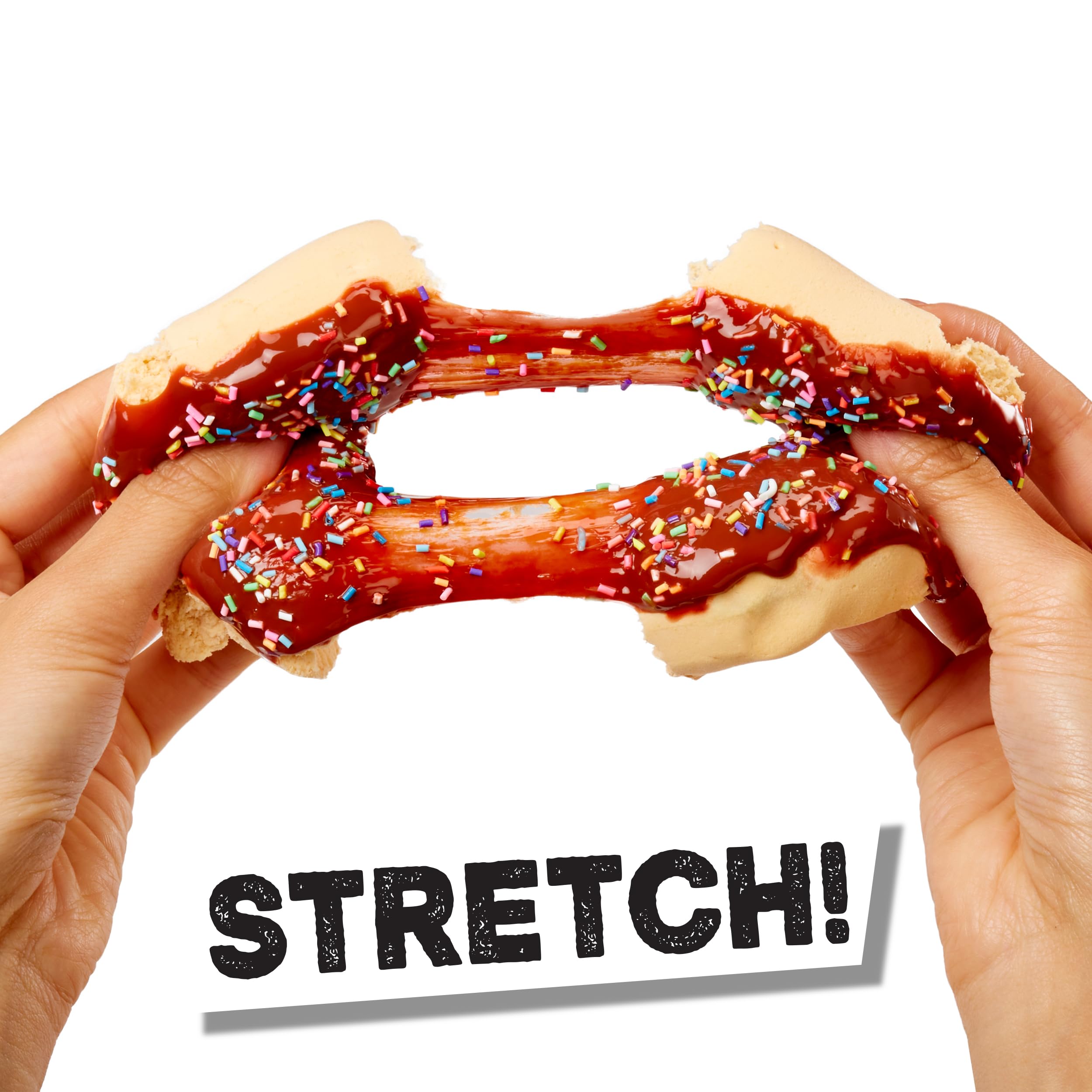 Slime Life Choco Icing Round & Cream Filled Donuts DIY Slime Kit - Unboxing Ingredients to Make, Smash, and Stretch Your Food Slime, Ages 8+ - Image 6