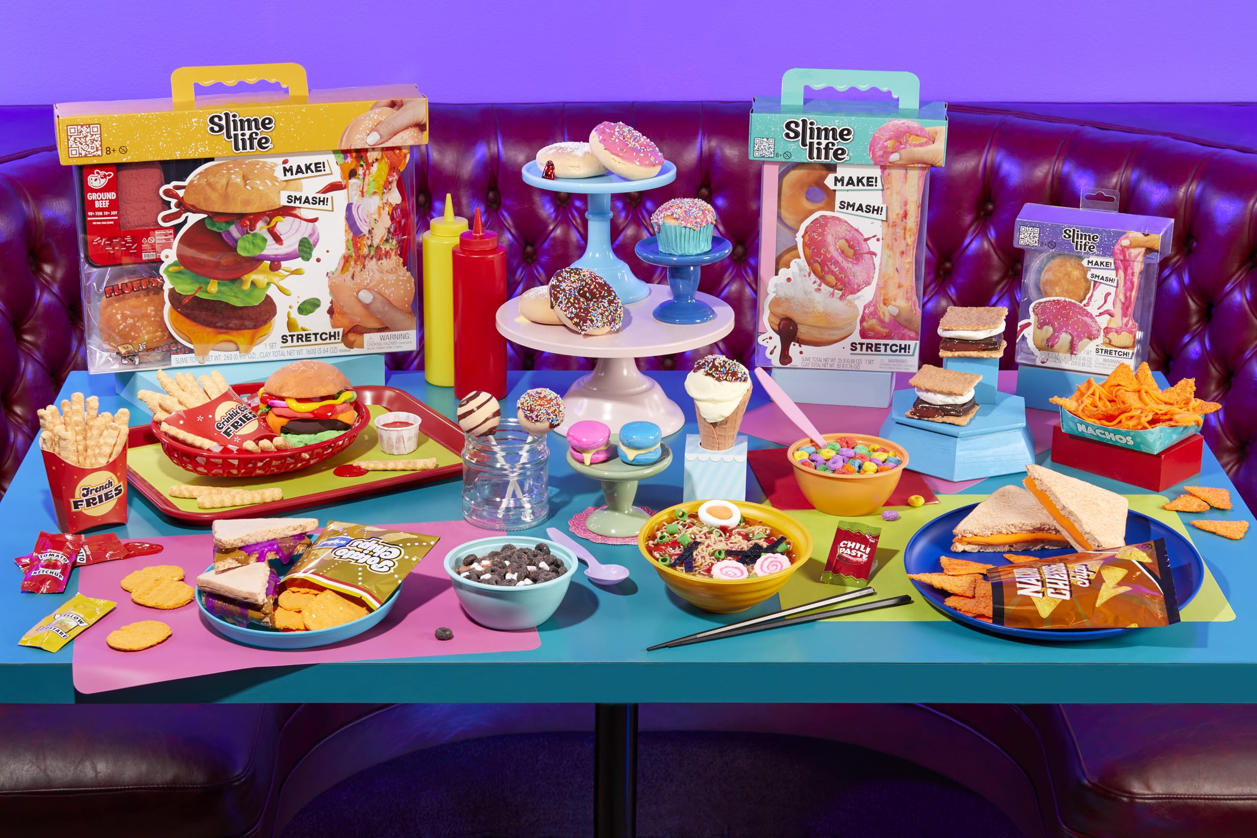 Slime Life PB&J with Chips DIY Slime Kit - Unboxing Ingredients to Make, Smash, and Stretch Your Food, Ages 8+ - Image 9