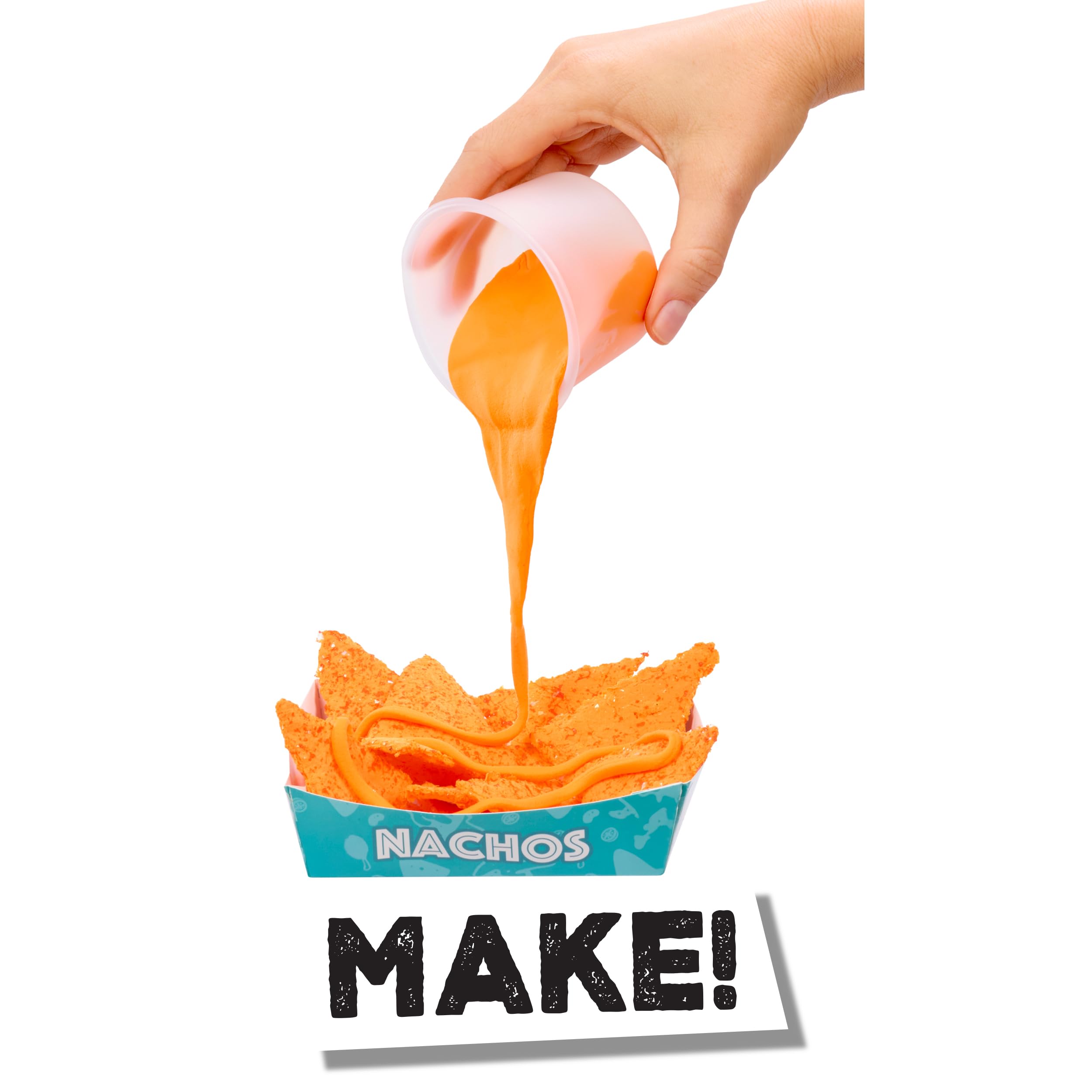 Slime Life Nachos DIY Slime Kit - Unboxing Ingredients to Make, Smash, and Stretch Your Food Slime, Ages 8+ - Image 4