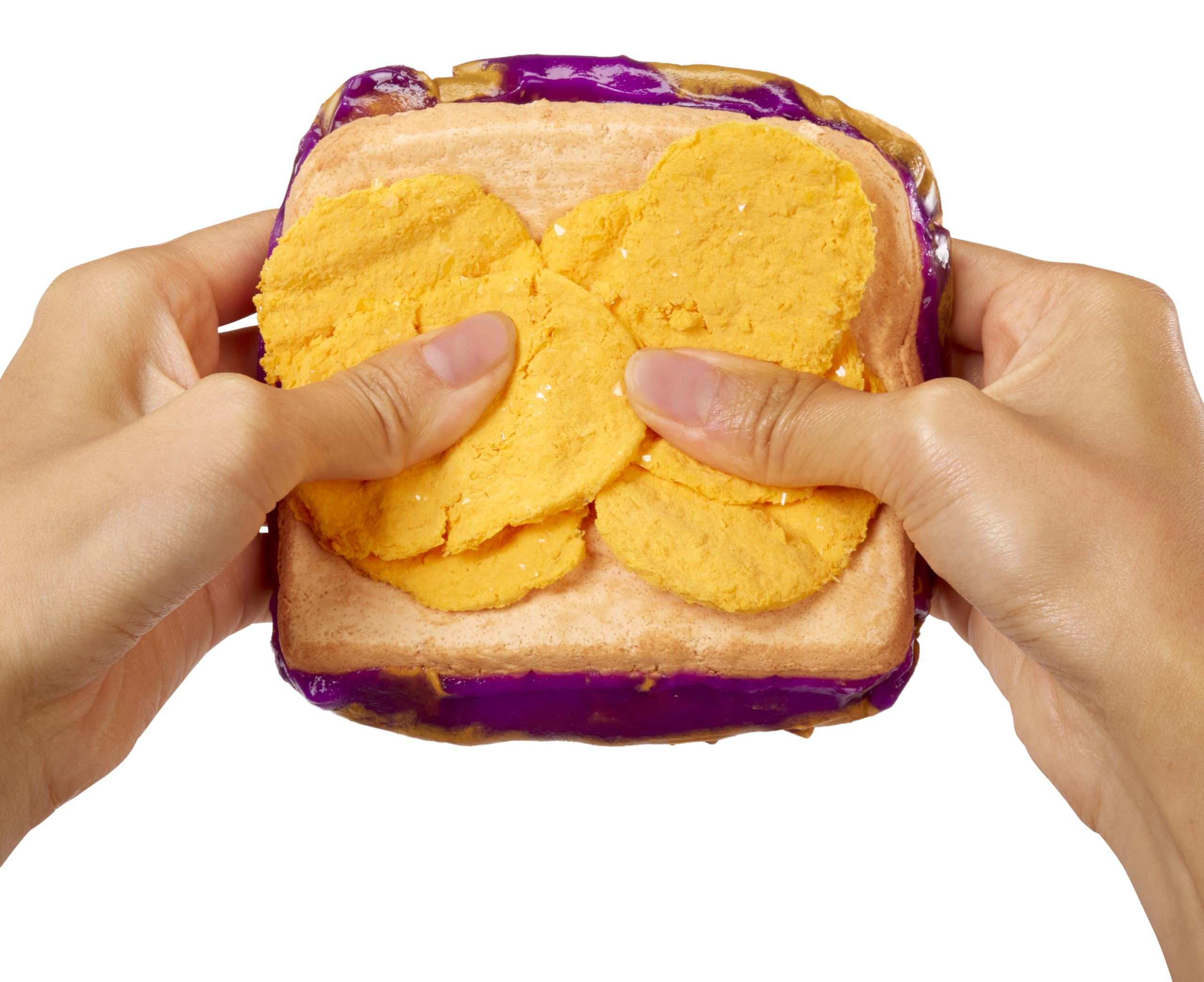 Slime Life PB&J with Chips DIY Slime Kit - Unboxing Ingredients to Make, Smash, and Stretch Your Food, Ages 8+ - Image 7