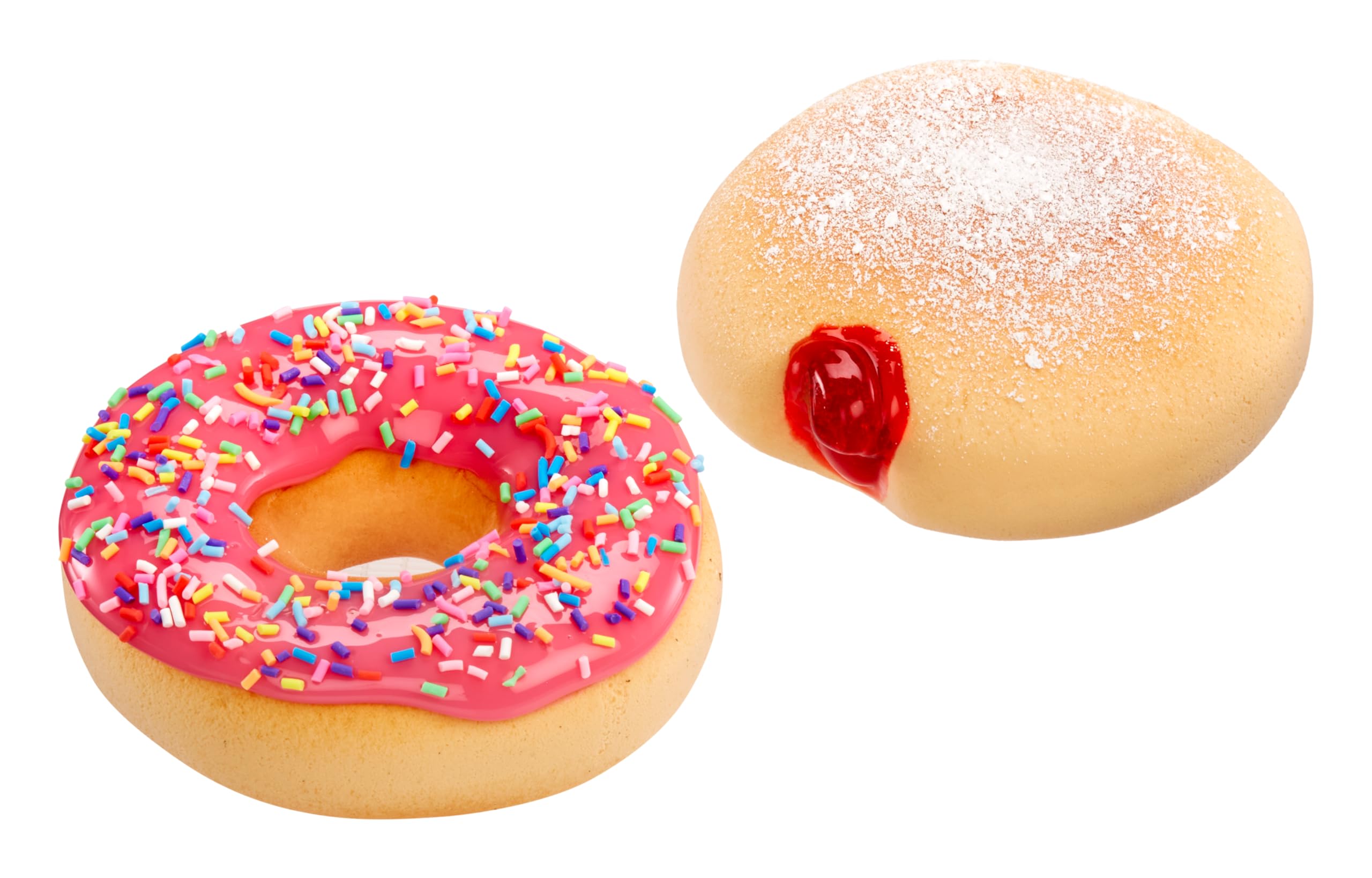 Slime Life Pink Icing Round & Jelly Filled Donuts DIY Slime Kit - Unboxing Ingredients to Make, Smash, and Stretch Your Food Slime, Ages 8+ - Image 5