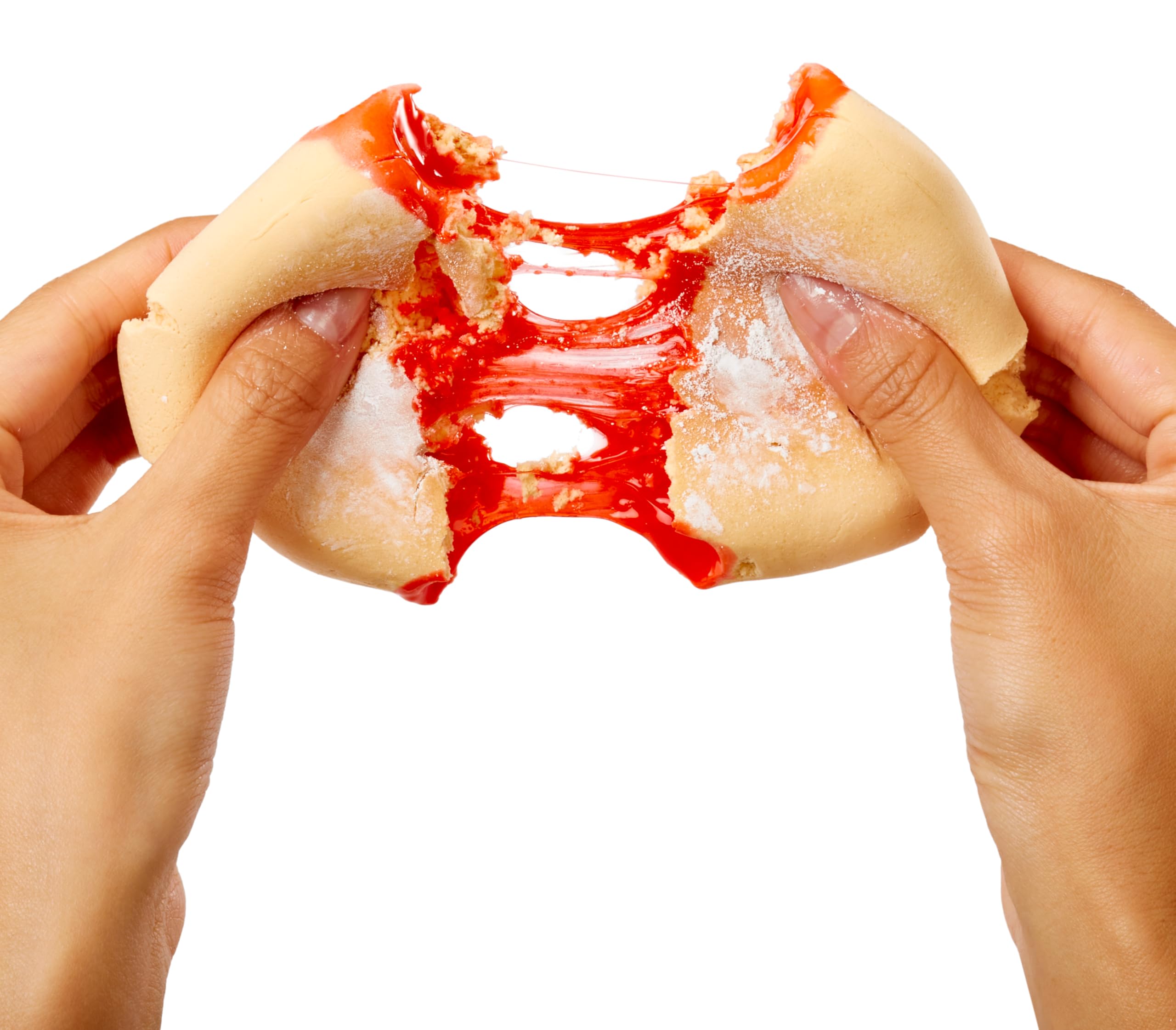 Slime Life Pink Icing Round & Jelly Filled Donuts DIY Slime Kit - Unboxing Ingredients to Make, Smash, and Stretch Your Food Slime, Ages 8+ - Image 7